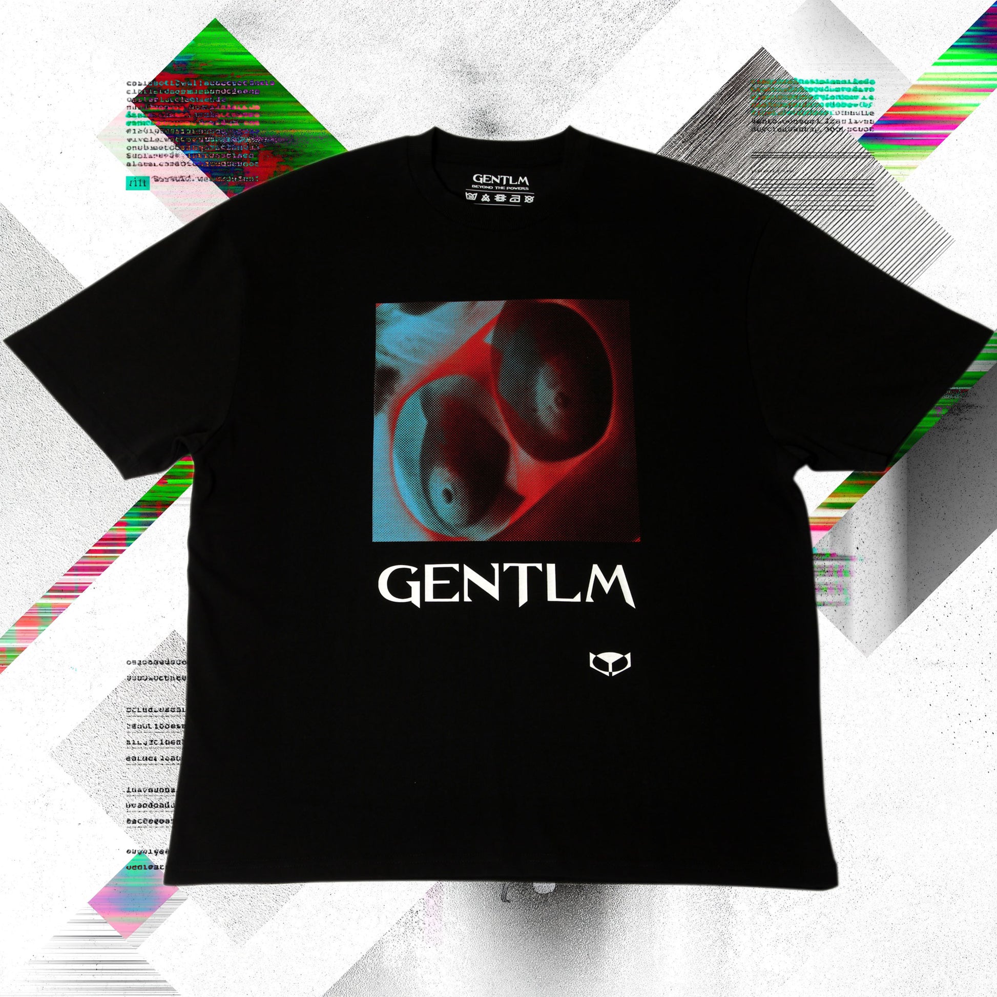 gentlm dots limited edition t-shirt front graphic black