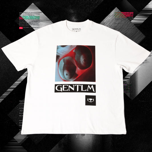 gentlm dots limited edition t-shirt front graphic white