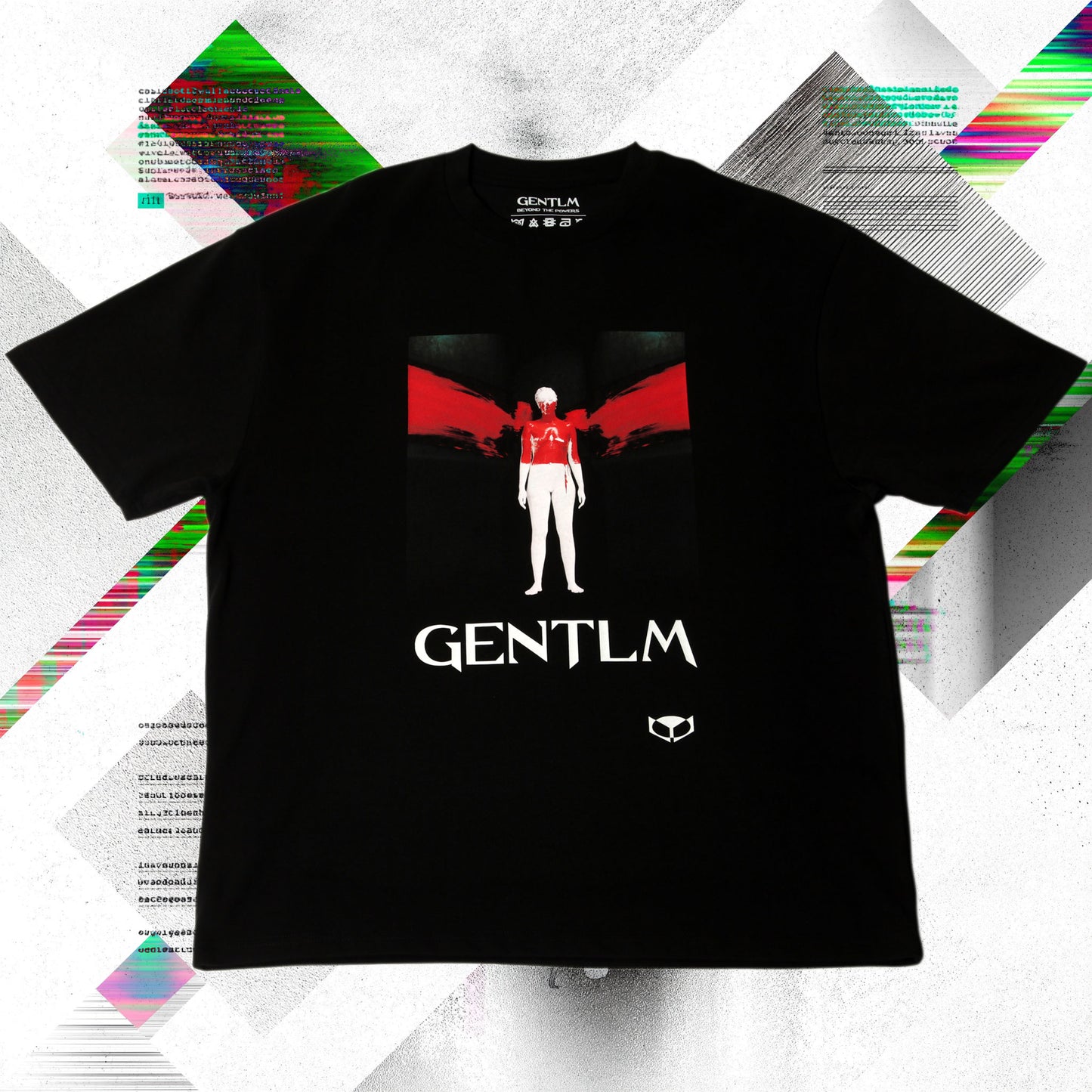 gentlm believe limited edition t-shirt front graphic black