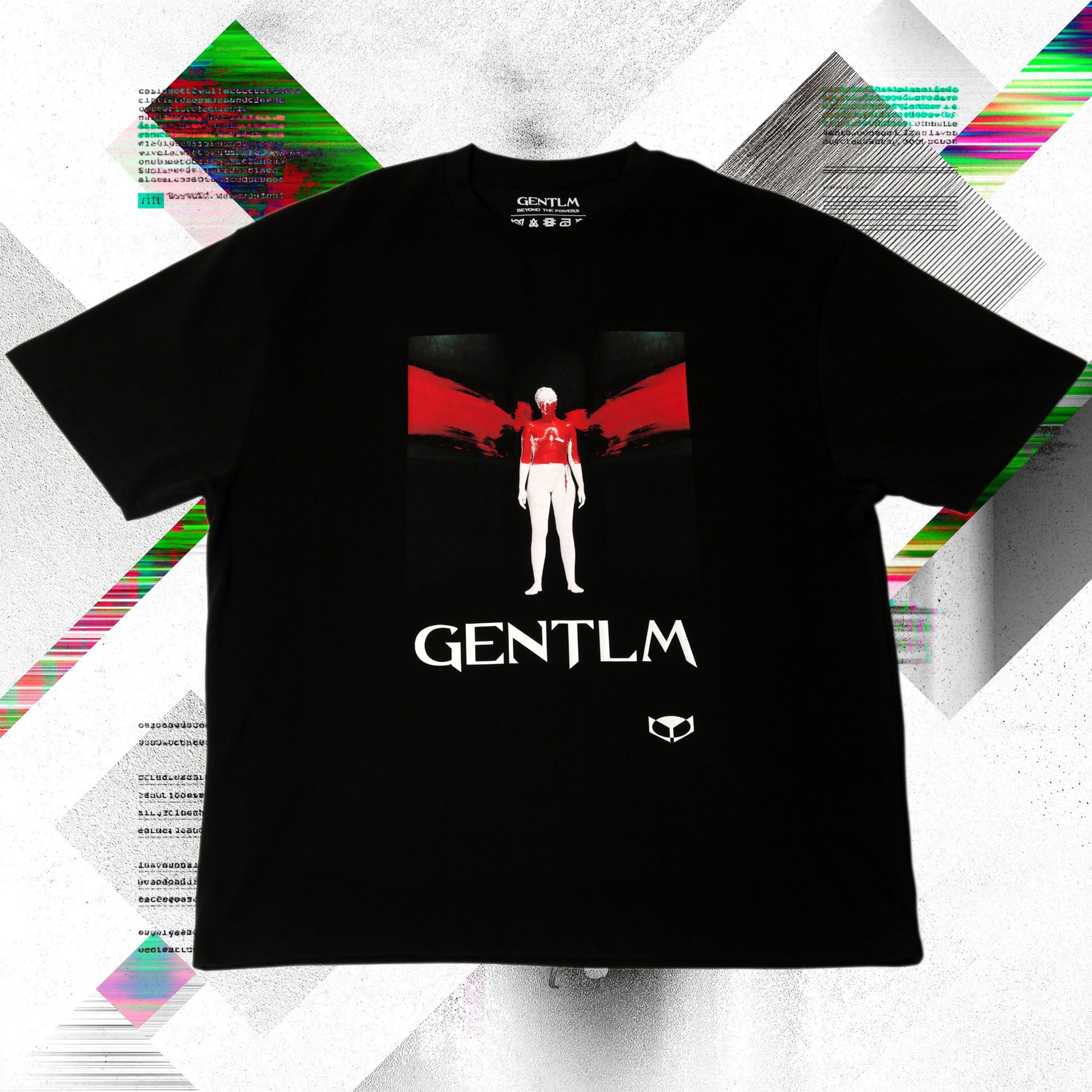 gentlm believe limited edition t-shirt front graphic black