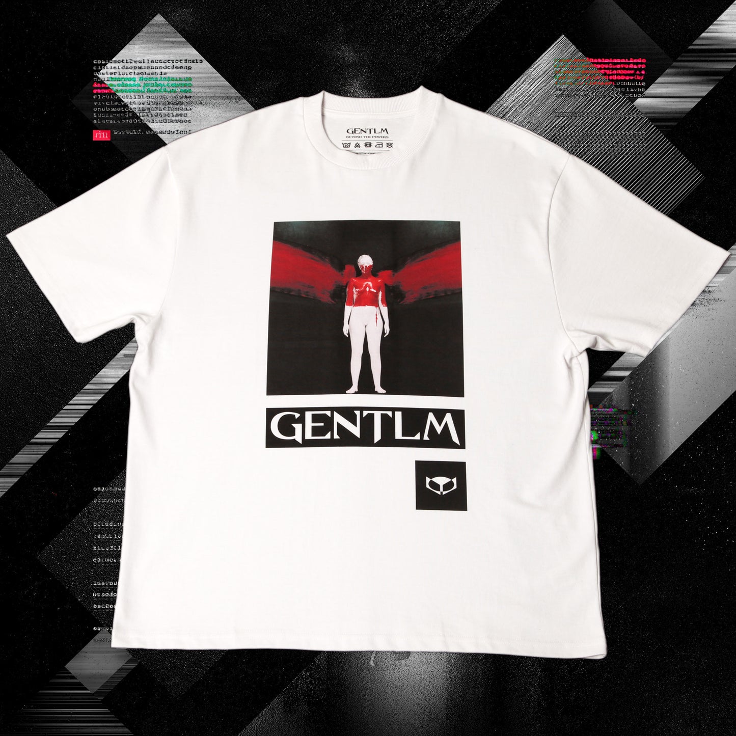 gentlm believe limited edition t-shirt front graphic white