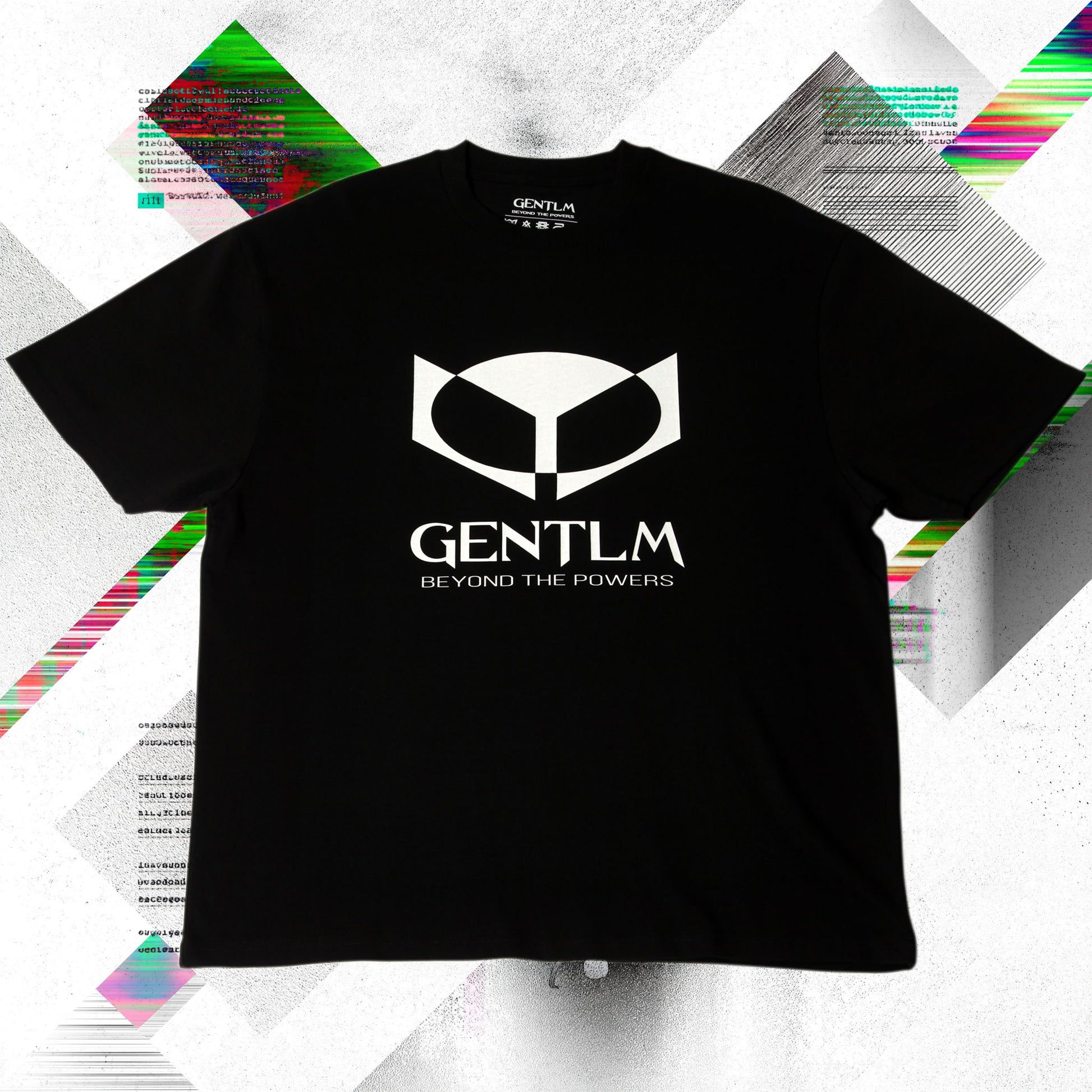 gentlm limited edition t-shirt front graphic black