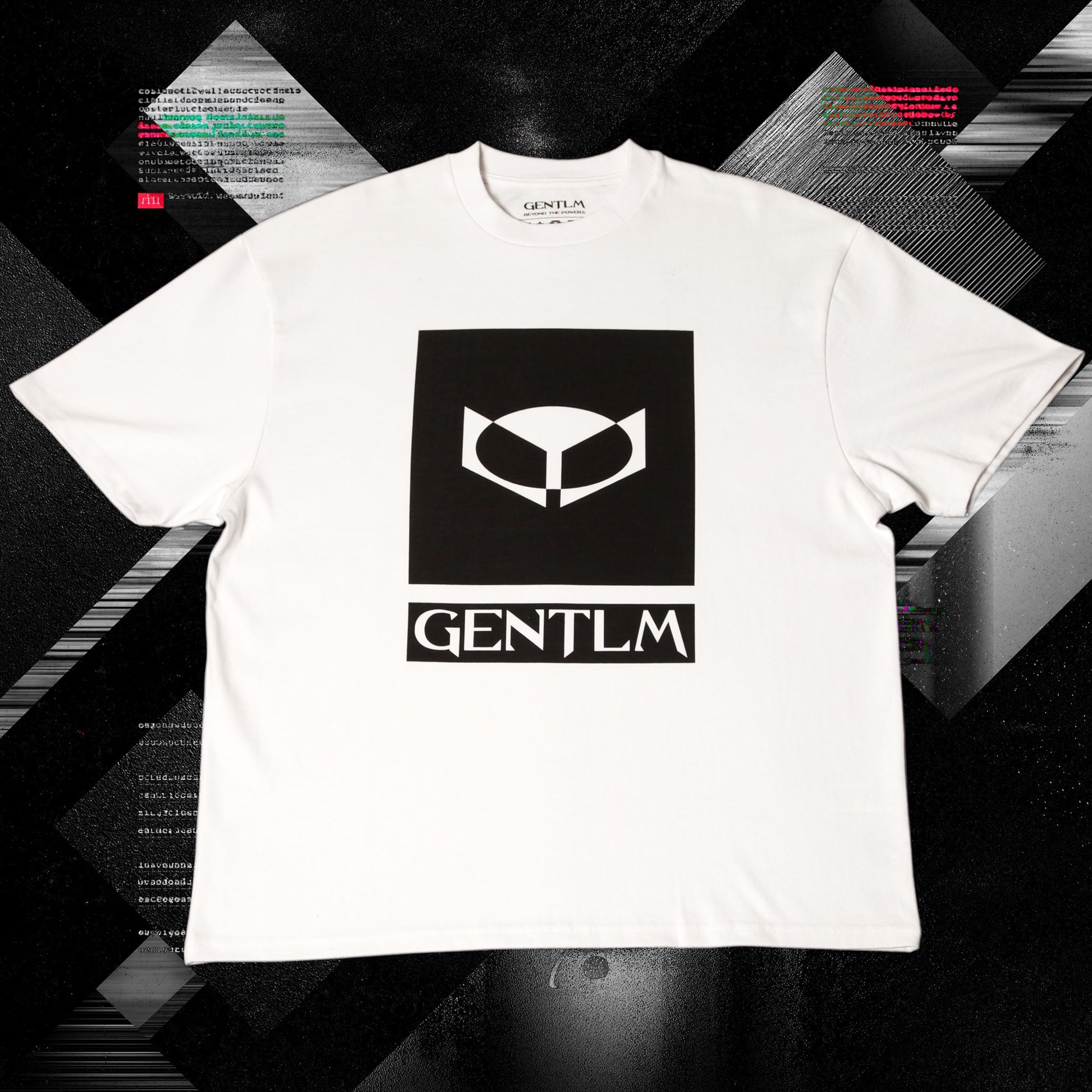 gentlm limited edition t-shirt front graphic white