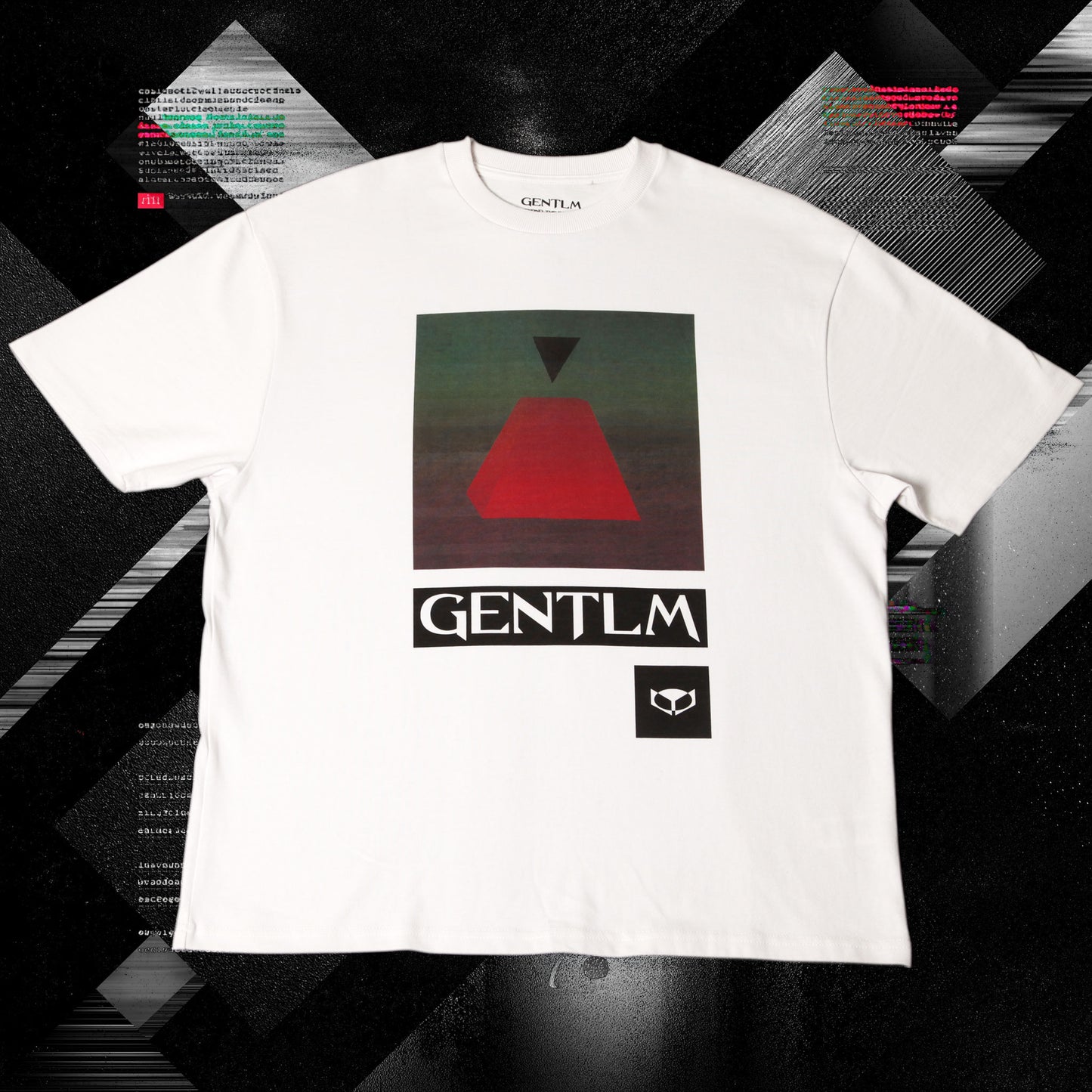 gentlm at this point in time limited edition t-shirt front graphic white