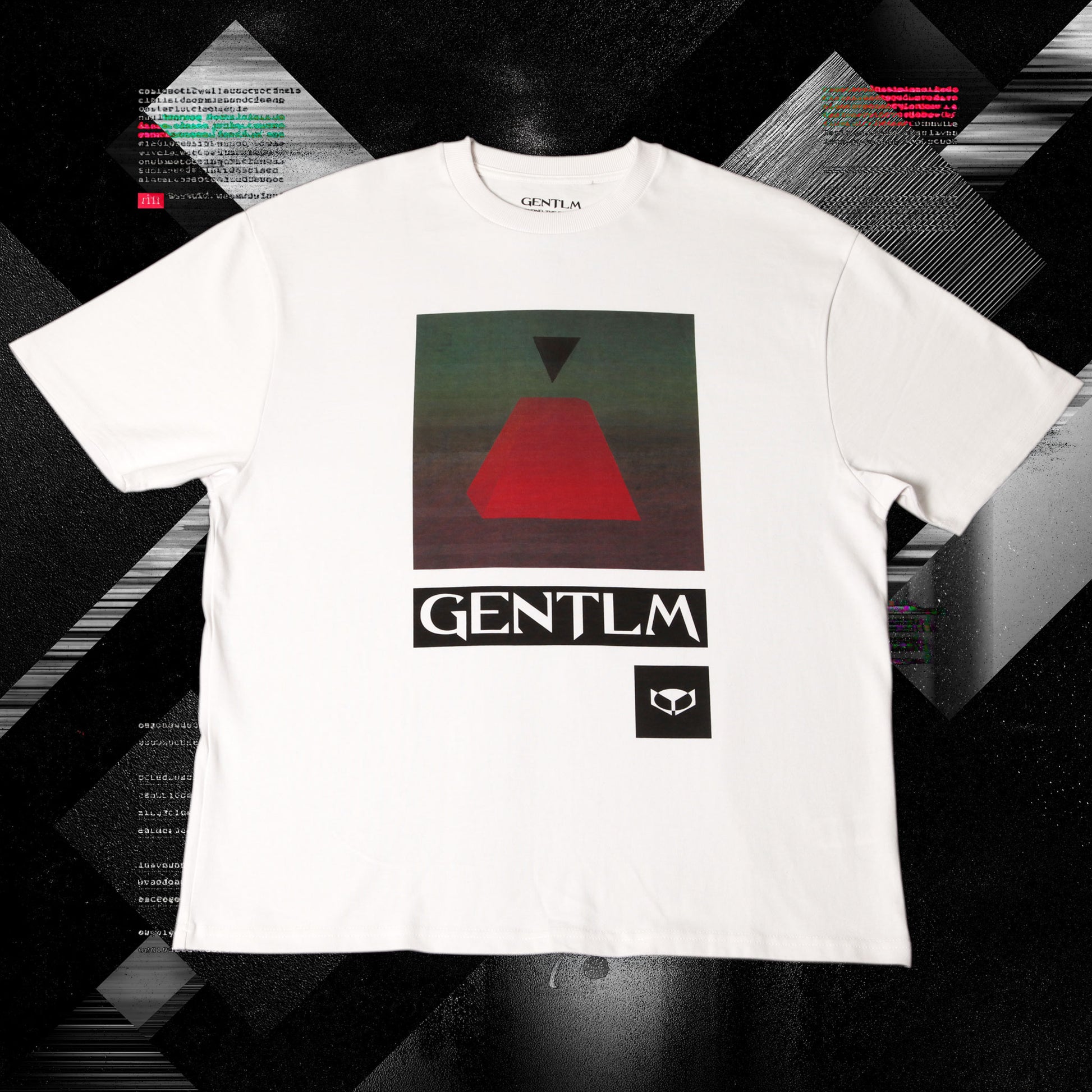 gentlm at this point in time limited edition t-shirt front graphic white