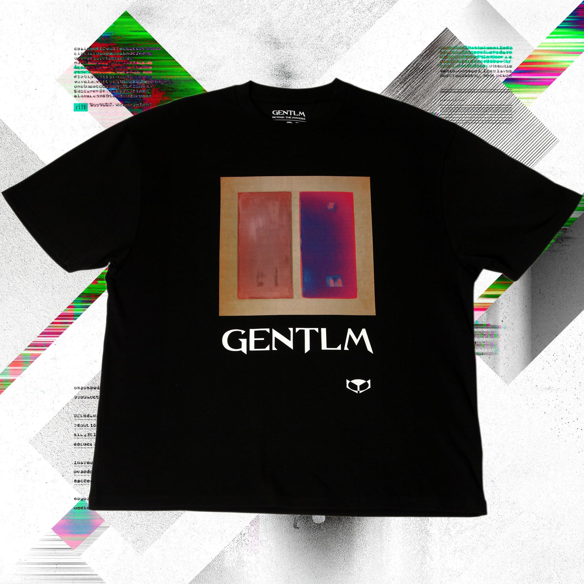 gentlm pause limited edition t-shirt front graphic black