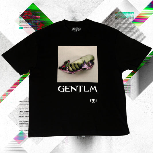 gentlm hand limited edition t-shirt front graphic black