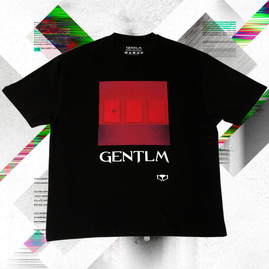gentlm system limited edition t-shirt front graphic black