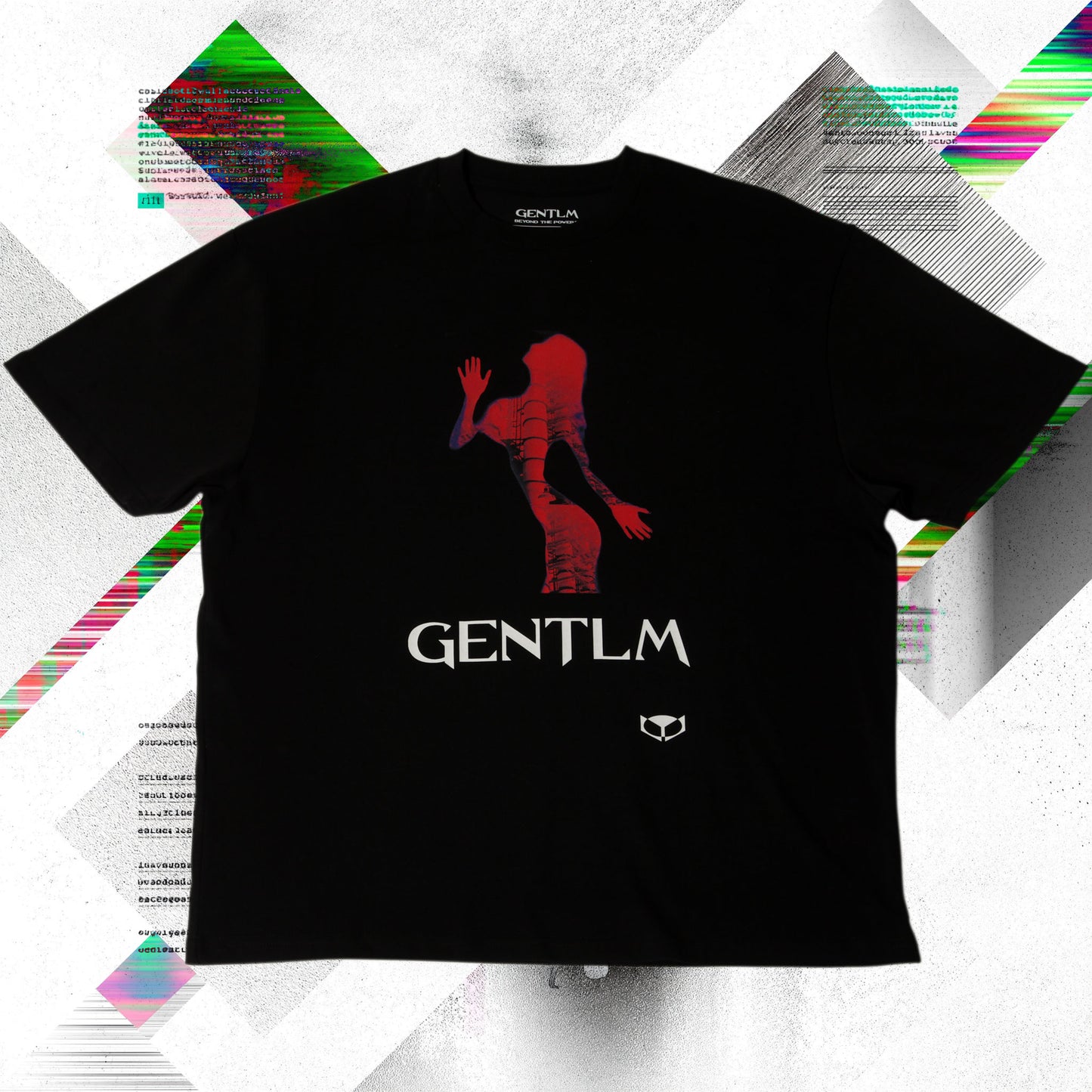 gentlm lamp limited edition t-shirt front graphic black